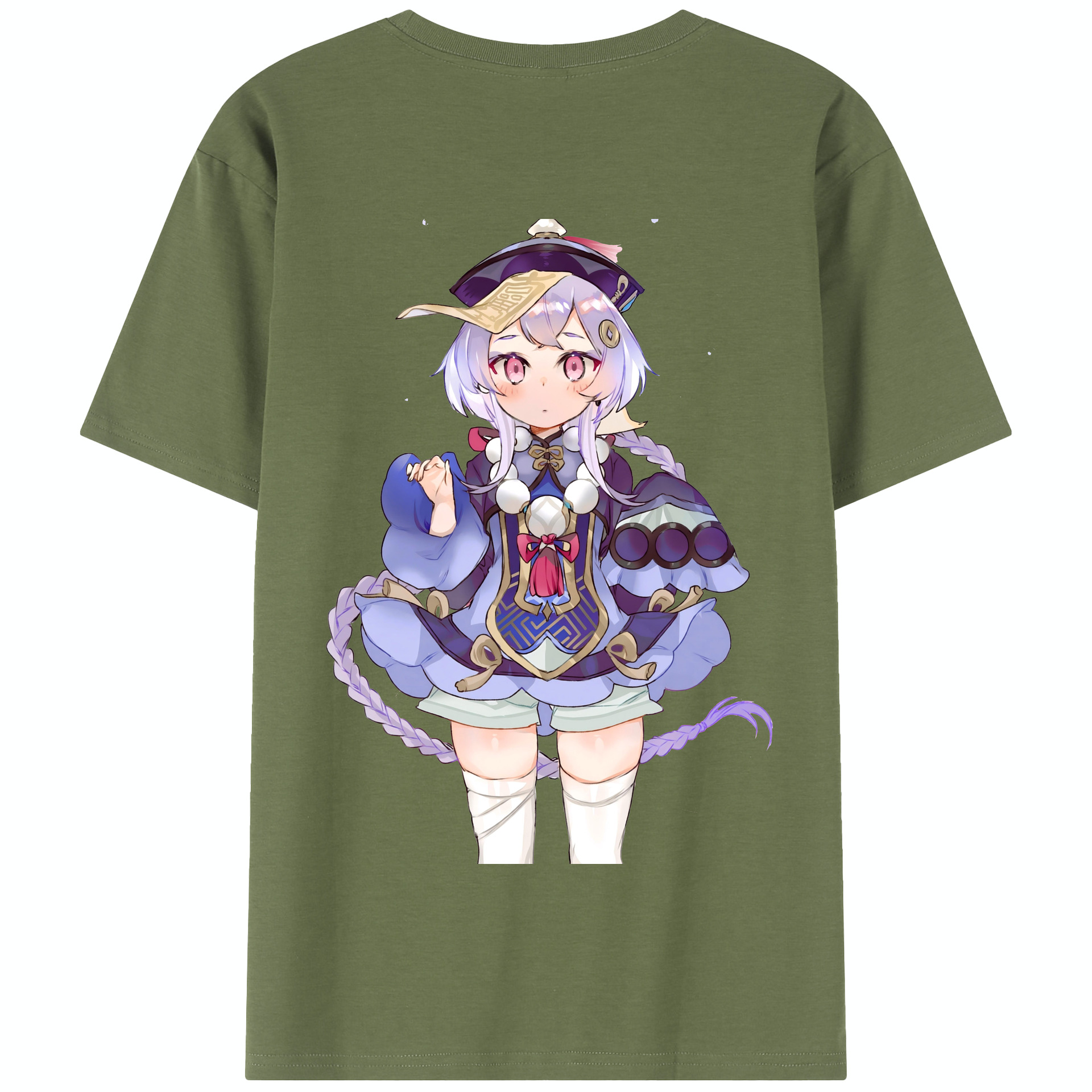げんし神 七七 なな  genshin Nana 綿100％半袖Tシャツ（背面プリント）
